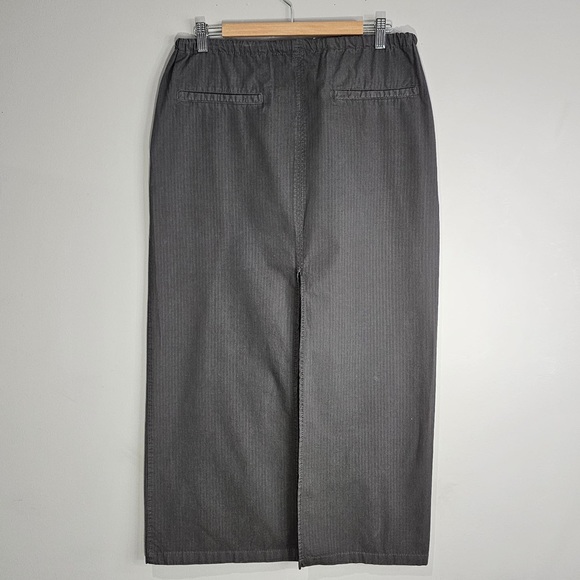 Zara Grey Cargo Maxi Skirt Sz. Large NWT - Picture 9 of 14
